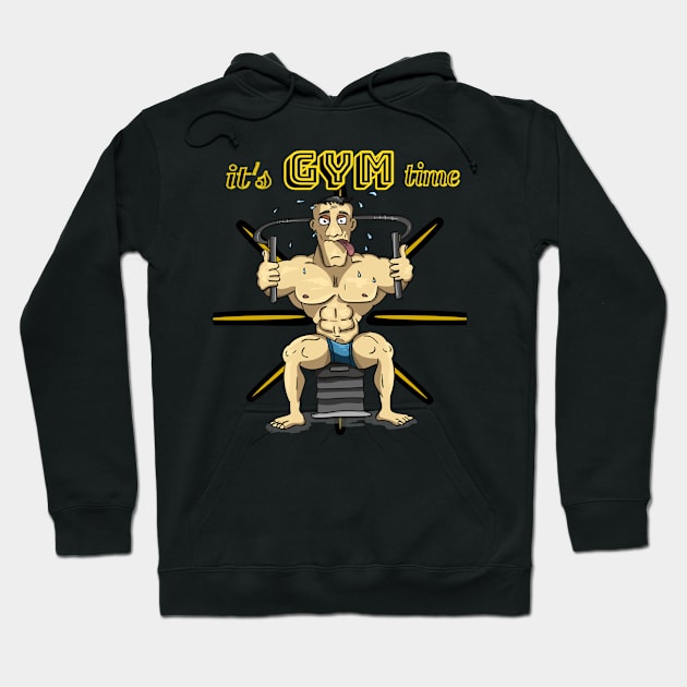 it's GYM time Hoodie by summerDesigns